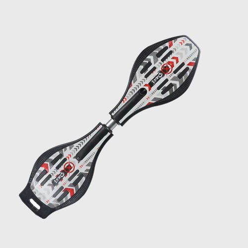 Waveboard - Red Army Waveboard Red Army met LED-wielen - Voltes