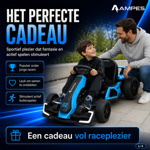 Ampes Elektrische Go Karts - Blauw