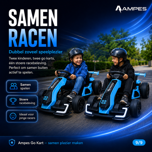 Ampes Elektrische Go Karts - Blauw