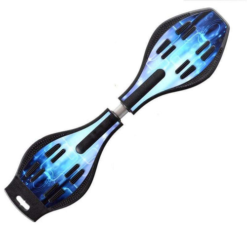 Waveboard Blue Space met LED-wielen - Voltes