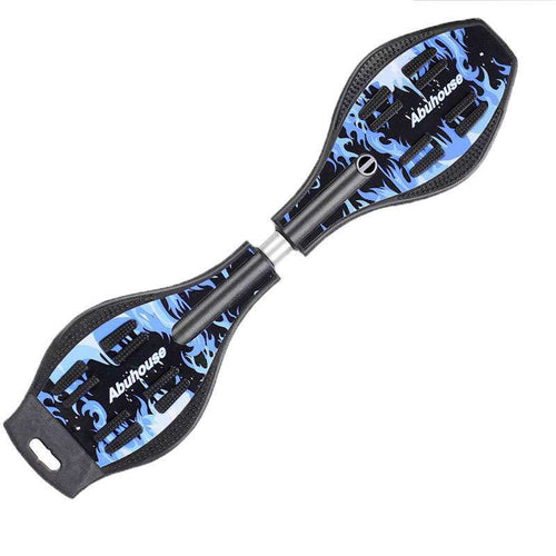 Waveboard Blue Fire met LED-wielen - Voltes
