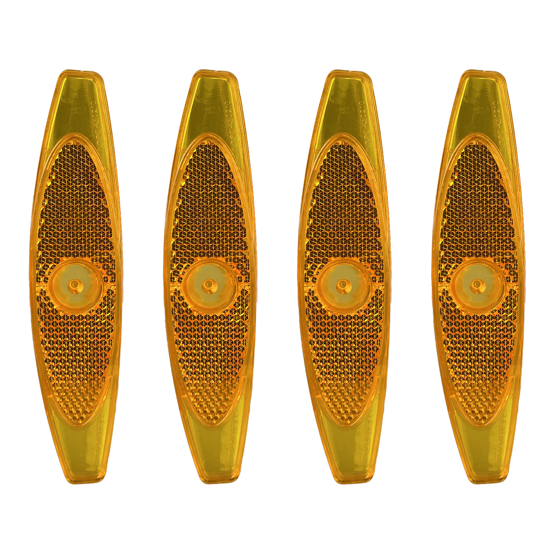 Fietsreflectoren Oranje (4 stuks)