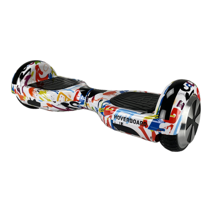 Hoverboard 6,5 inch Graffiti Wit