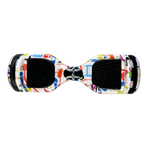 Hoverboard 6,5 inch Graffiti Wit