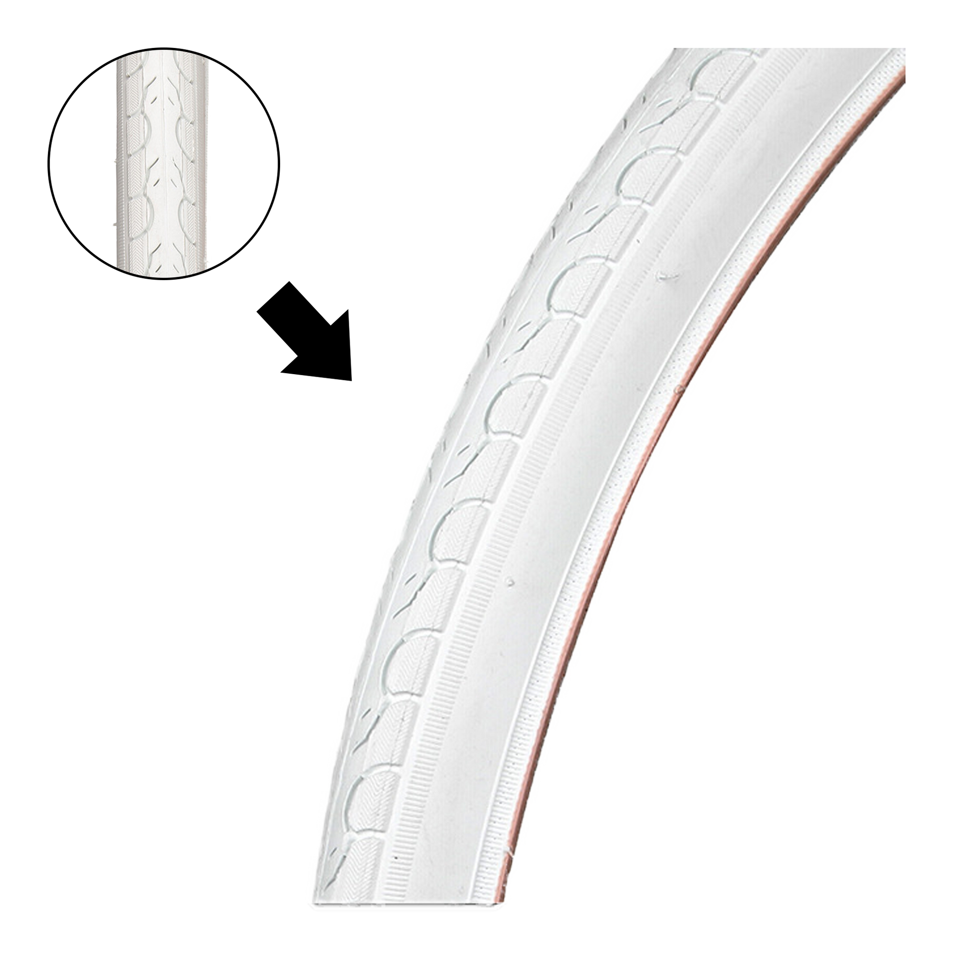 Kenda Kwest K193 Band Wit 700x25C