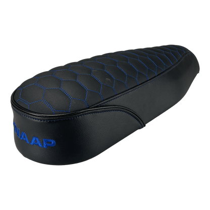 Knaap Custom Zadel Leer Blauw