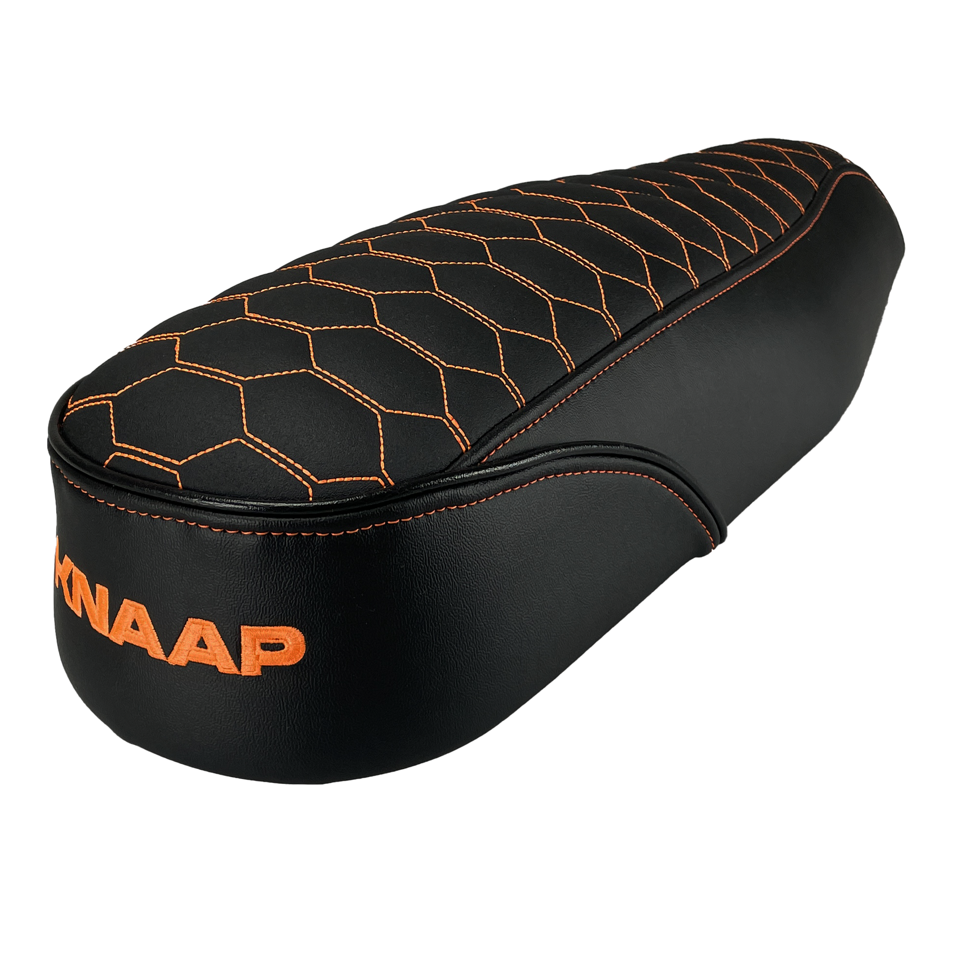 Knaap Custom Zadel Leer Oranje