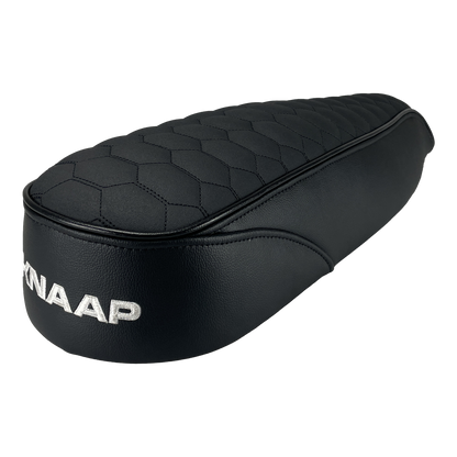 Knaap Custom Zadel Leer Zwart