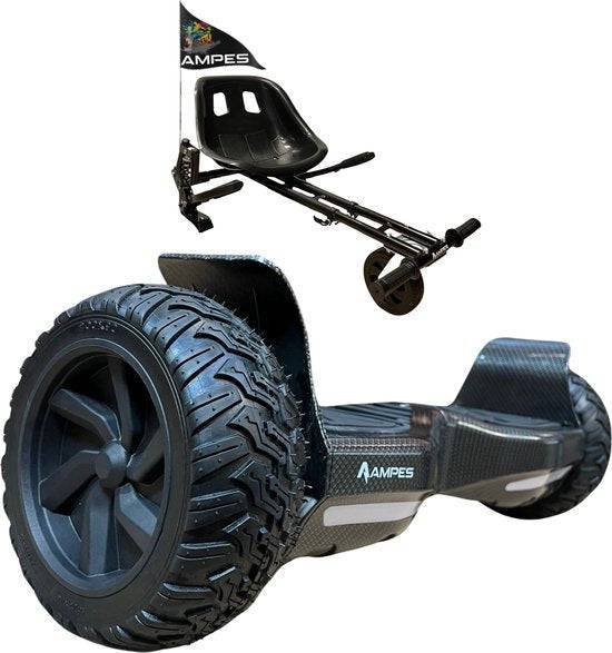 Off Road Hoverboard - Carbon + Hoverkart Vering - Voltes