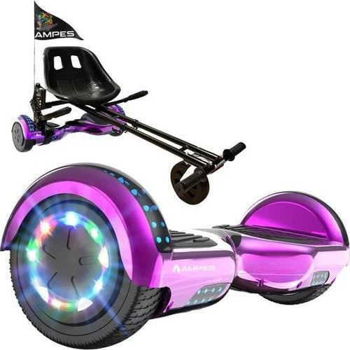 Hoverboard - Chroom Roze + Hoverkart Vering - Voltes