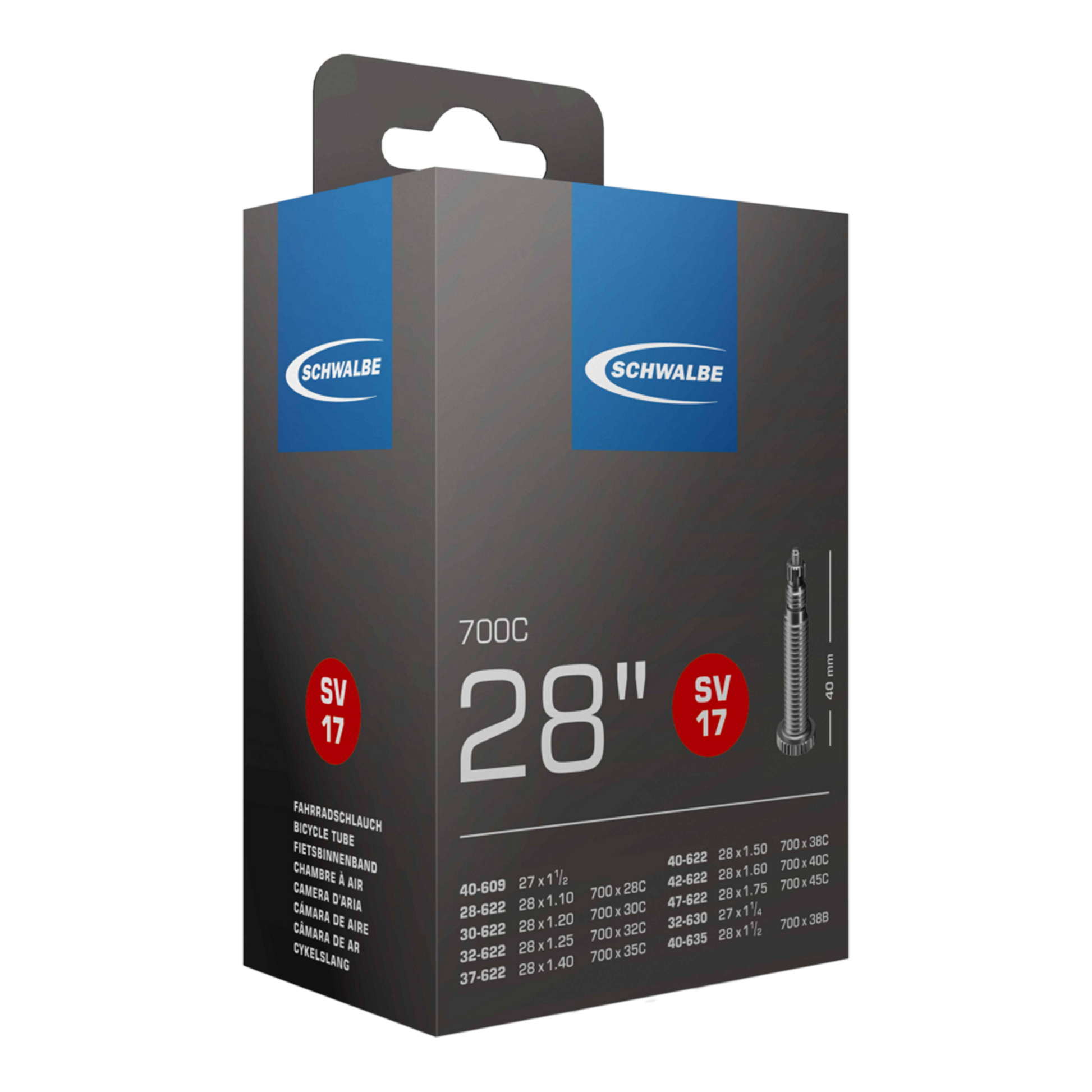 Schwalbe SV17 Presta Binnenband (28 inch / 700C)