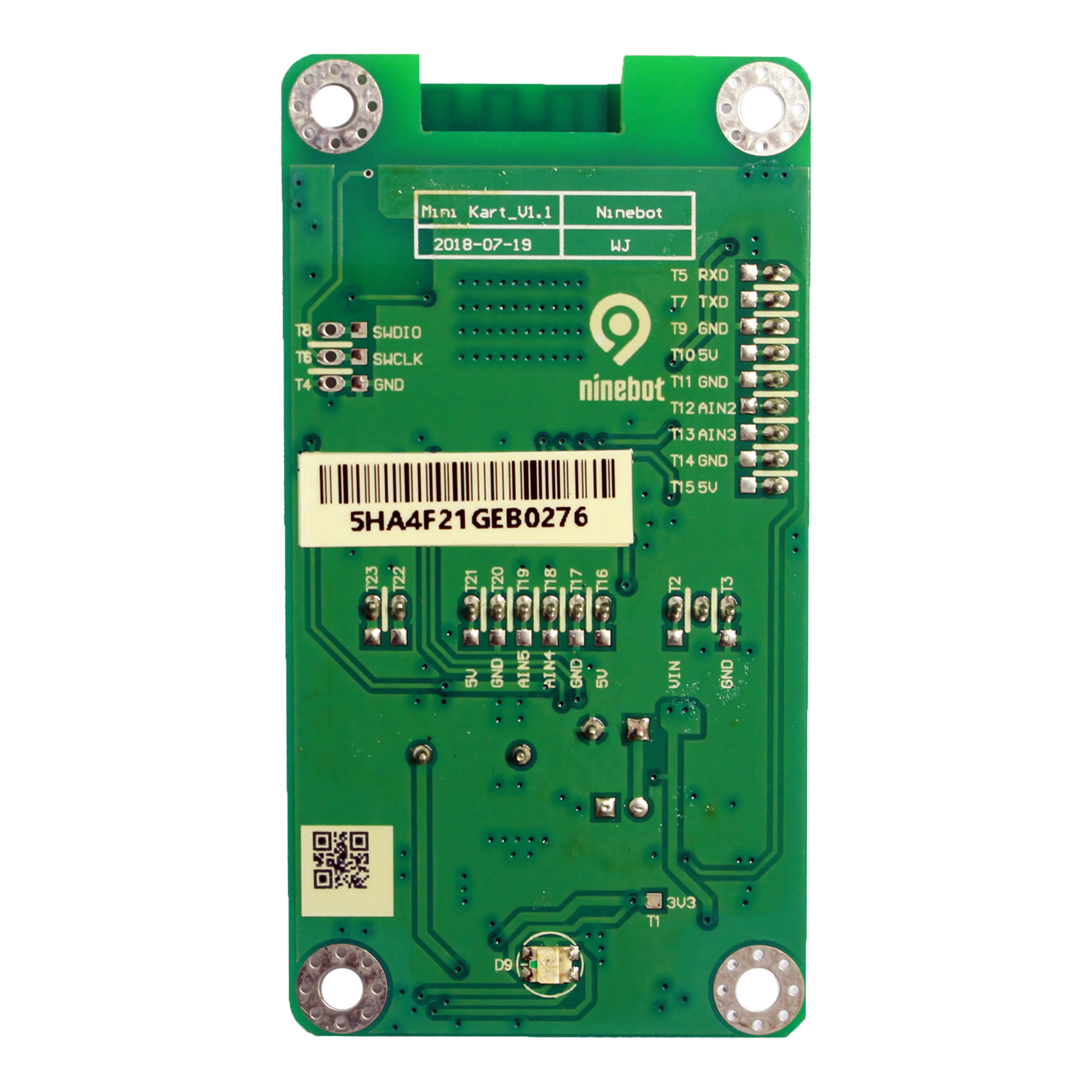 Segway-Ninebot Gokart Pro Control Board achterkant