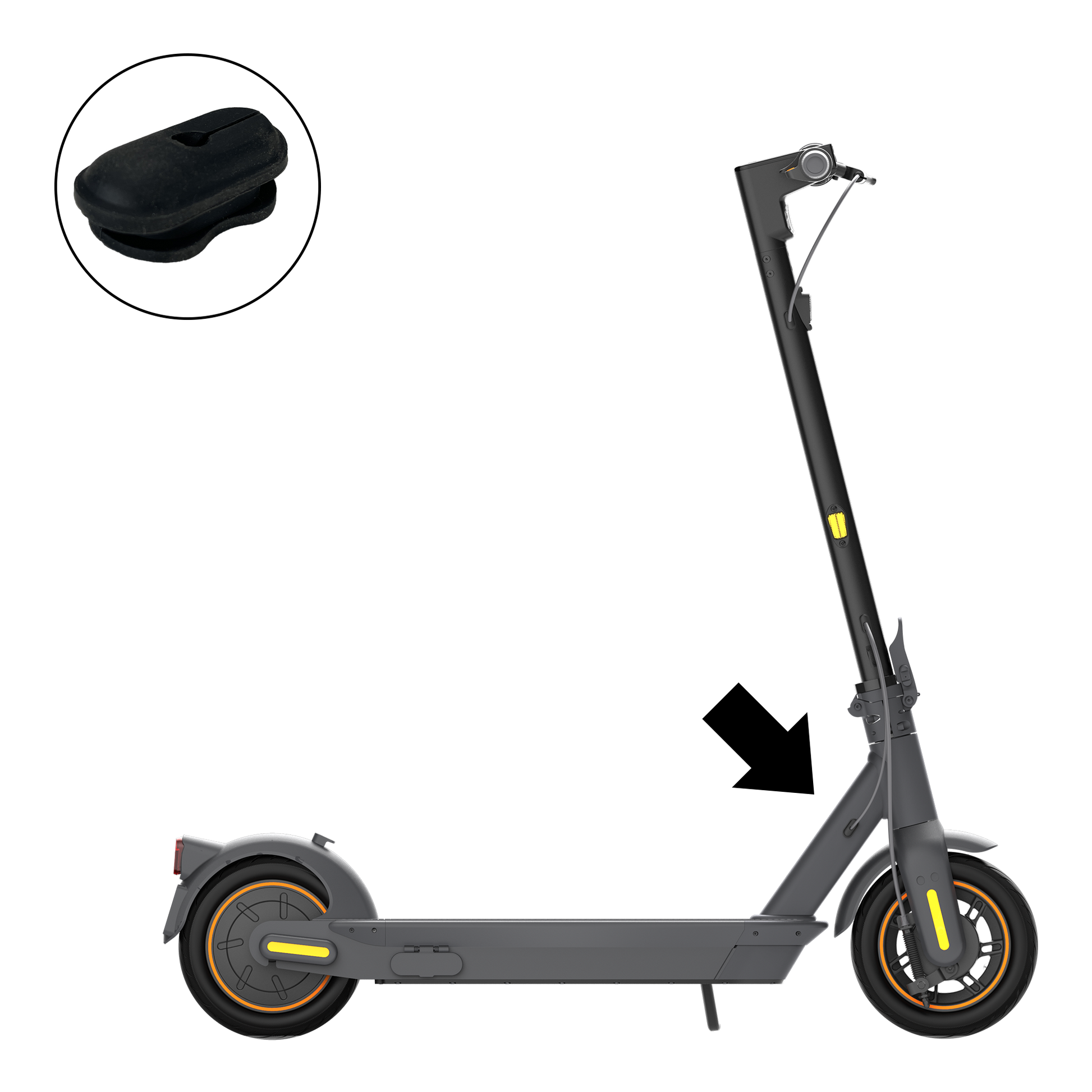 Segway-Ninebot Kickscooter Max G30-Series Frame Kabelgeleider