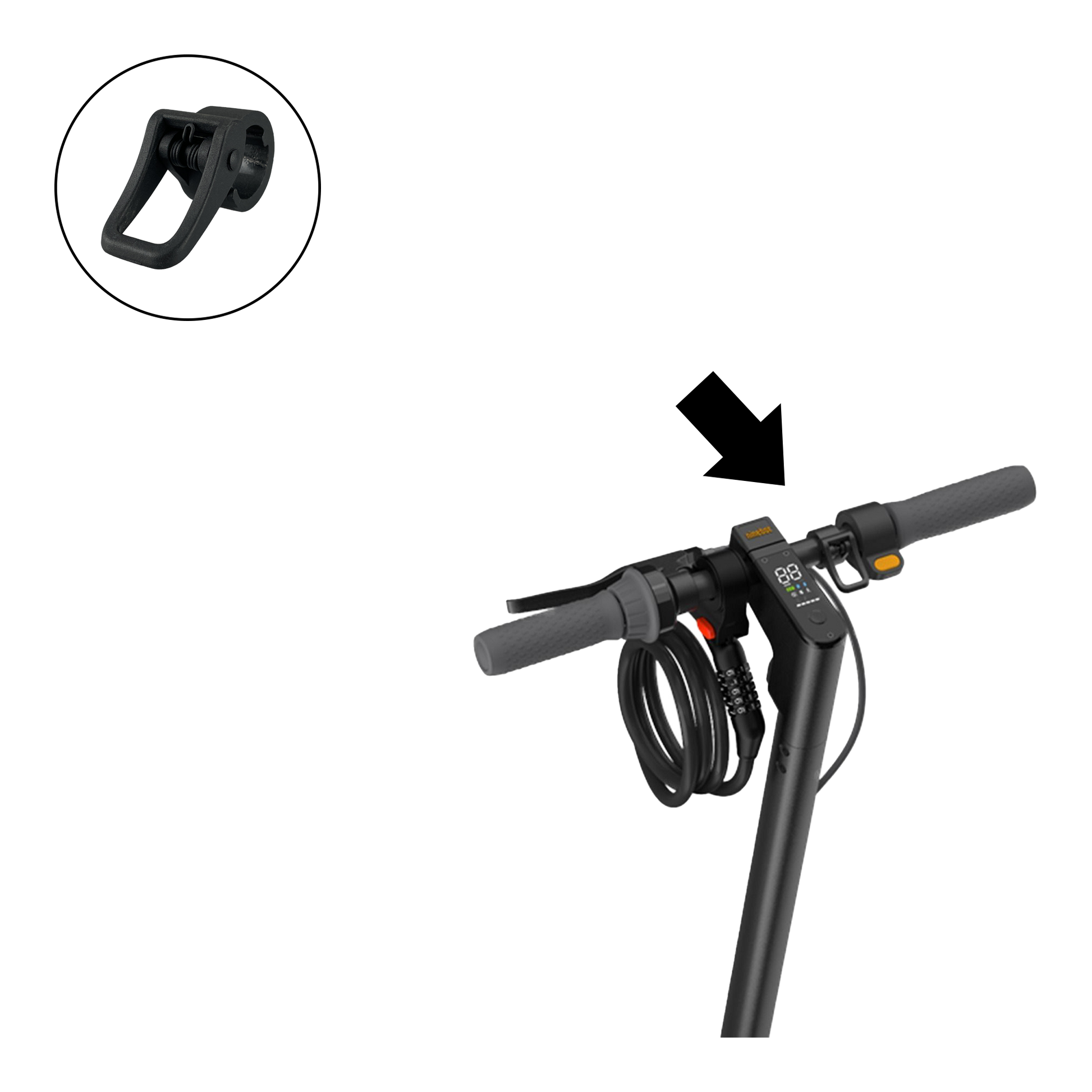 Segway-Ninebot Kickscooter Max G30-Series Stuur Vergrendelhaak